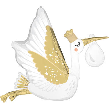Foil Balloon - Shape - Stork - Special Delivery Baby